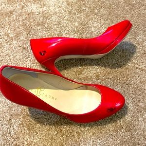 Ivanka Trump Red Patent Heels Size 7.5
